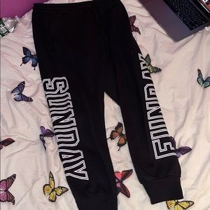 Cute black Sub_urban Riot sweatpants